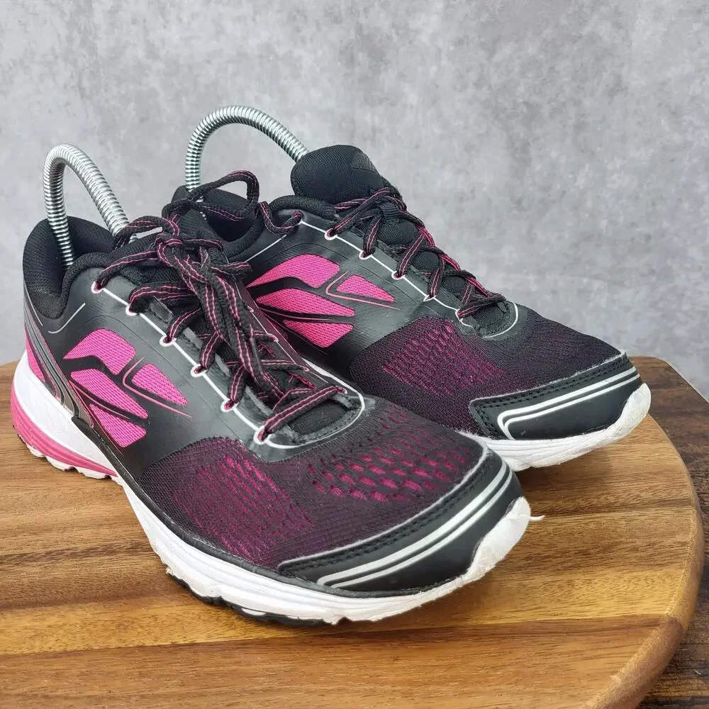 Avia ‎ Running Shoes Womens 8.5 Black Pink Arch Support Sneakers Trainers